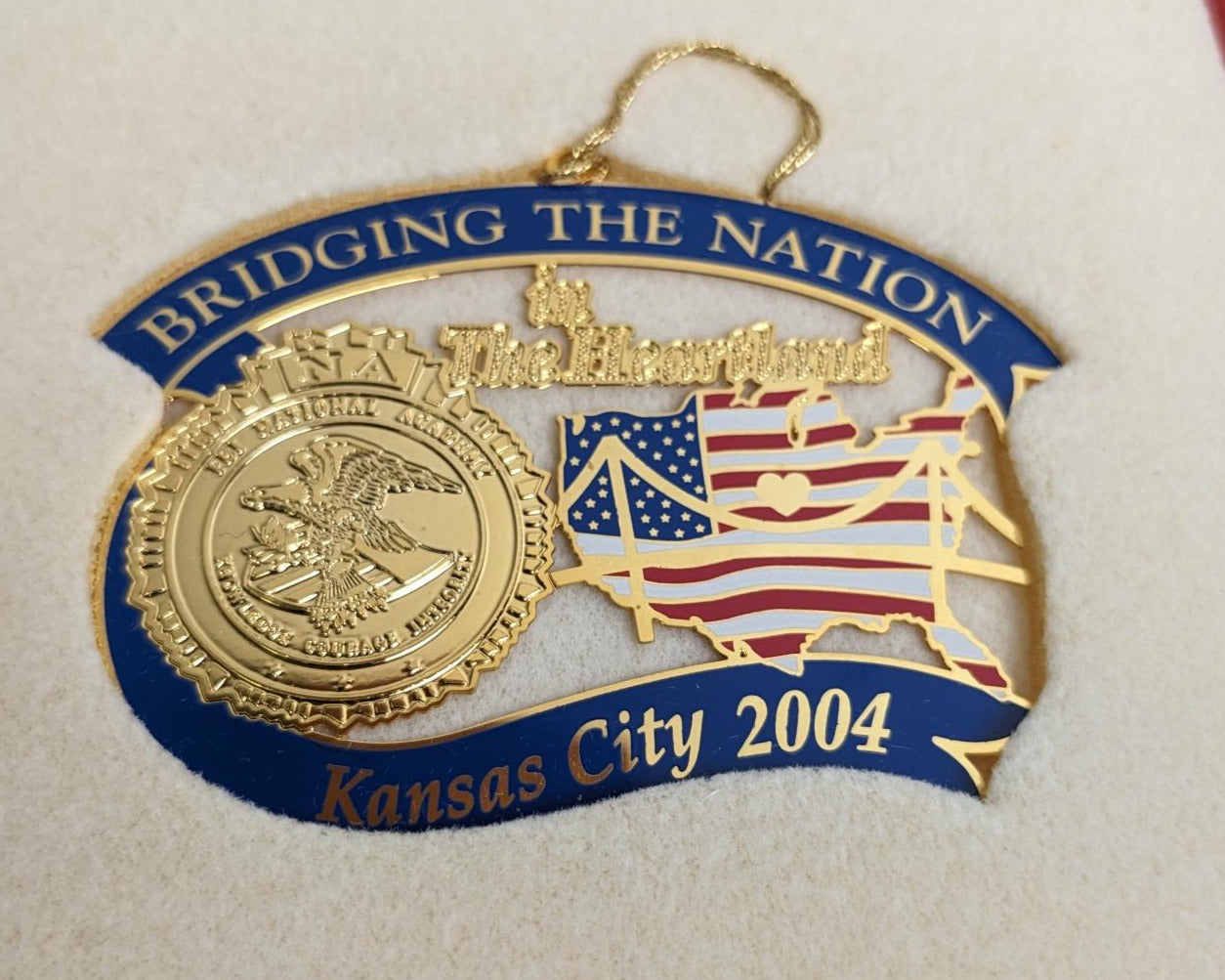 FBI National Academy Conference Kansas City Christmas Ornament