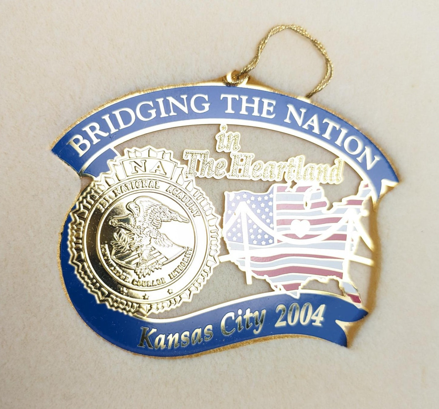 FBI National Academy Conference Kansas City Christmas Ornament