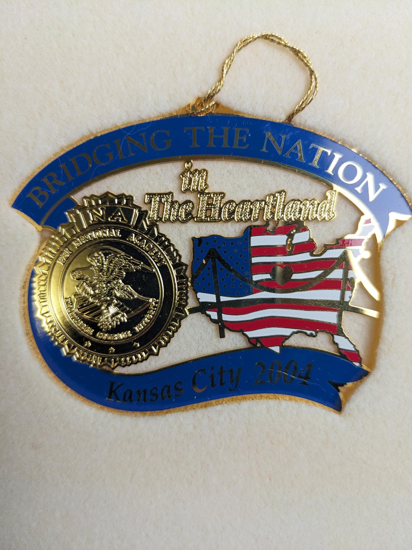 FBI National Academy Conference Kansas City Christmas Ornament