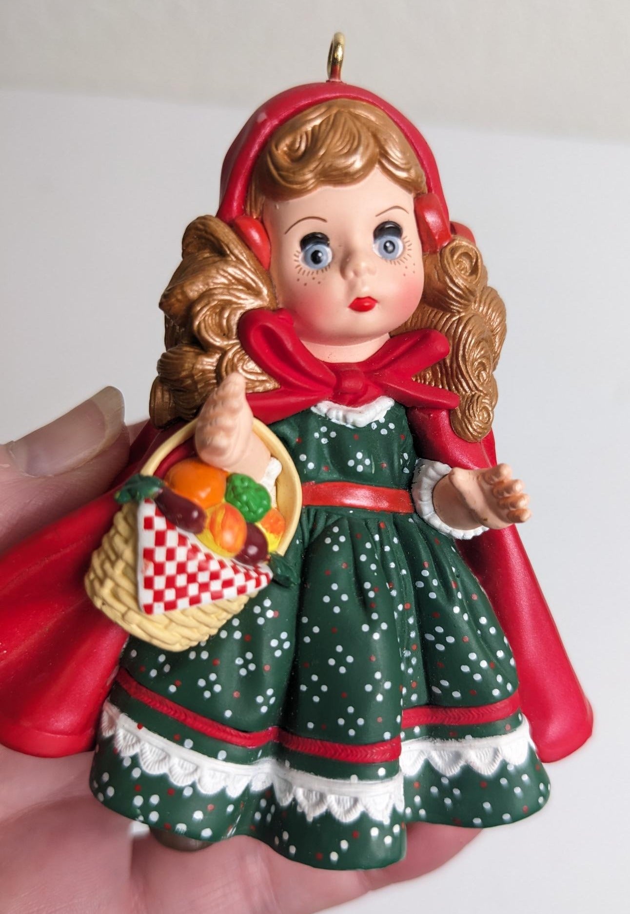 Little Red Riding Hood Madame Alexander Doll Hallmark Christmas Ornament
