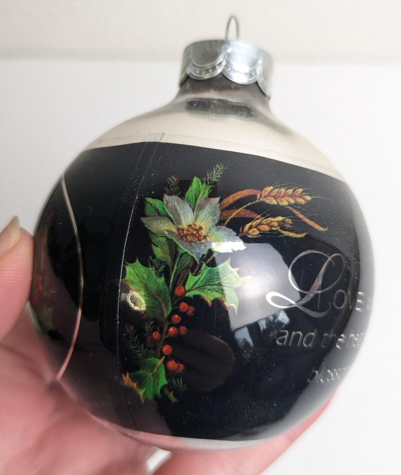 Love The Spirit of Christmas Hallmark 1984 Christmas Ornament