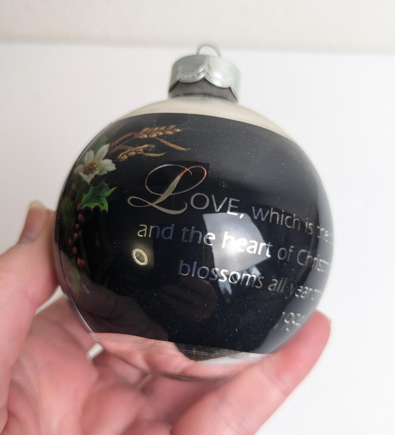 Love The Spirit of Christmas Hallmark 1984 Christmas Ornament