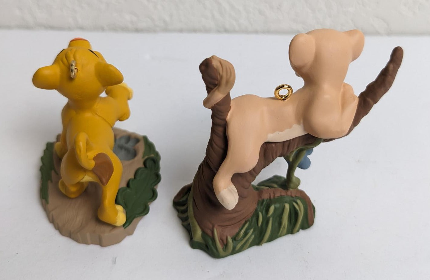 Simba and Nala Lion King Hallmark Christmas Ornaments