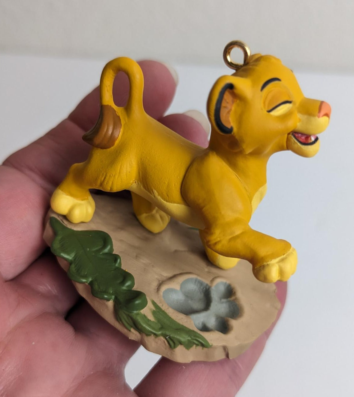 Simba and Nala Lion King Hallmark Christmas Ornaments