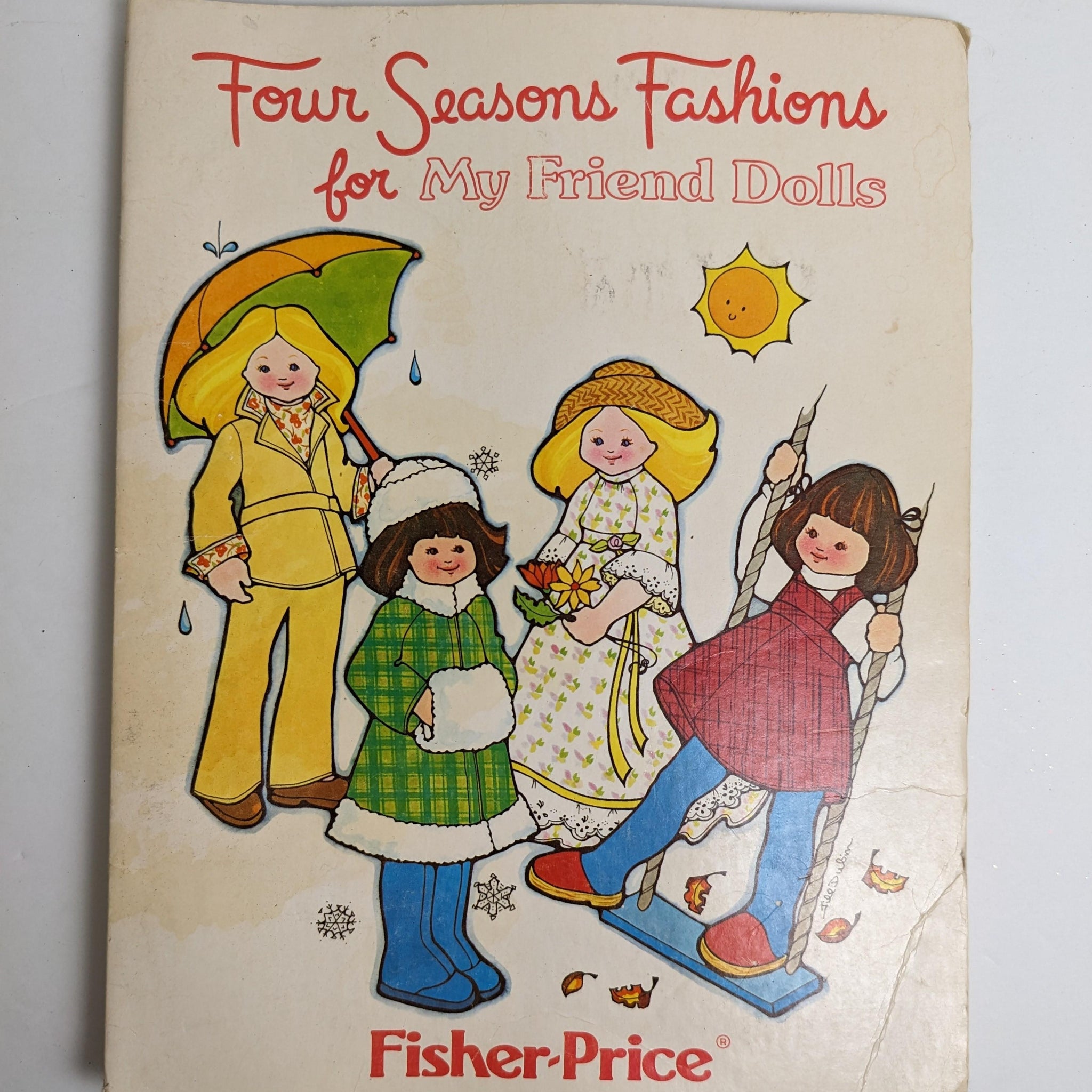 Fisher Price Four Seasons Fashions for My Friend Dolls Craft Book