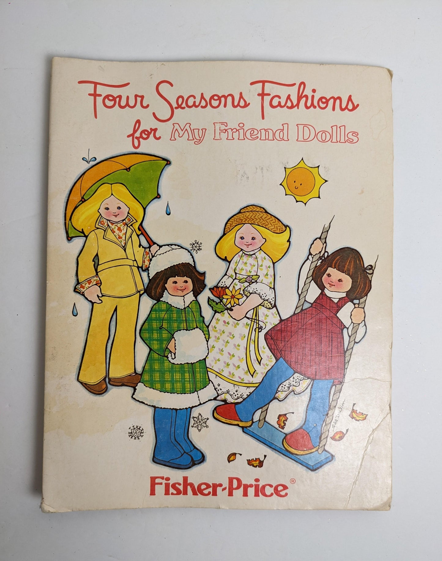 Fisher Price Four Seasons Fashions for My Friend Dolls Craft Book