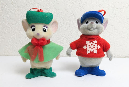 Bernard and Miss Bianca Christmas Ornaments - Disney Rescuers Down Under