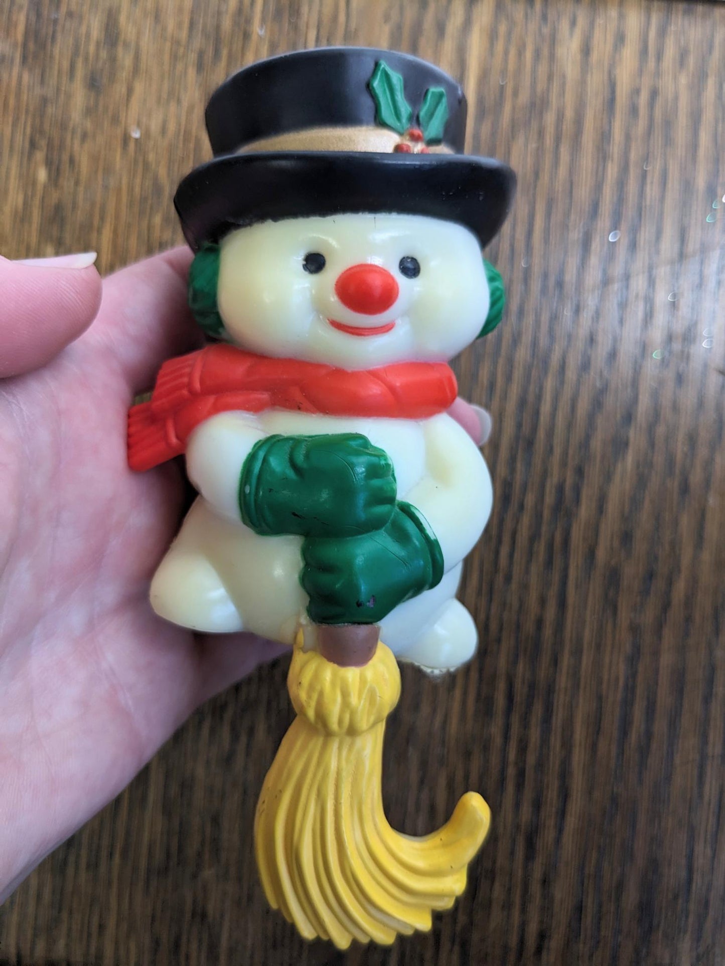 Santa Claus and Snowman Stocking Hangers