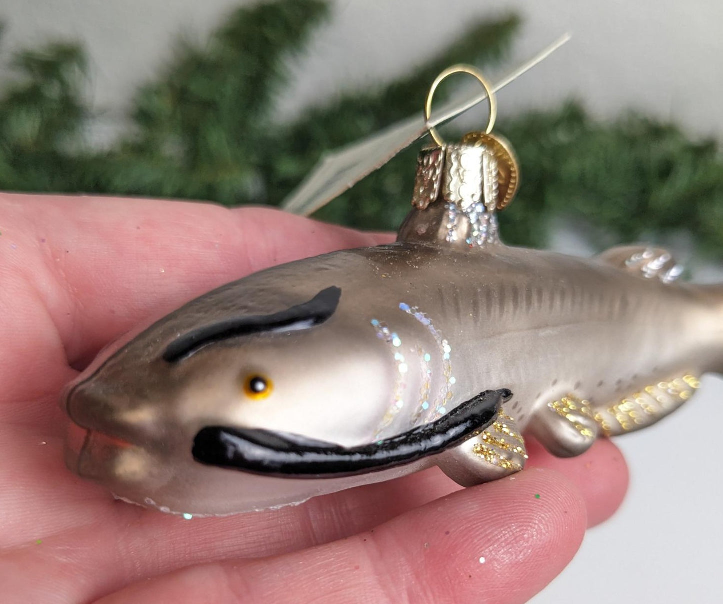 Catfish Retired Old World Christmas Ornament