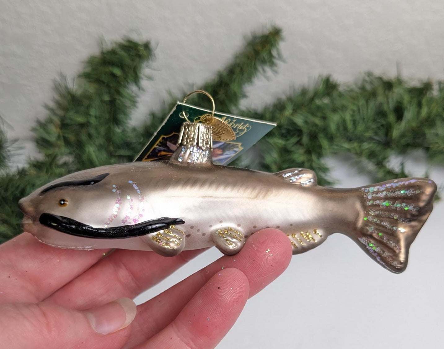 Catfish Retired Old World Christmas Ornament