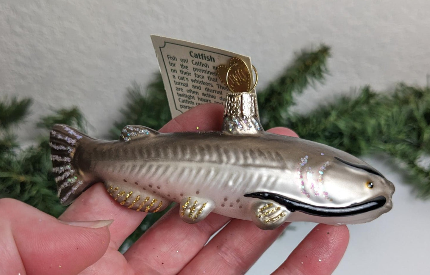 Catfish Retired Old World Christmas Ornament