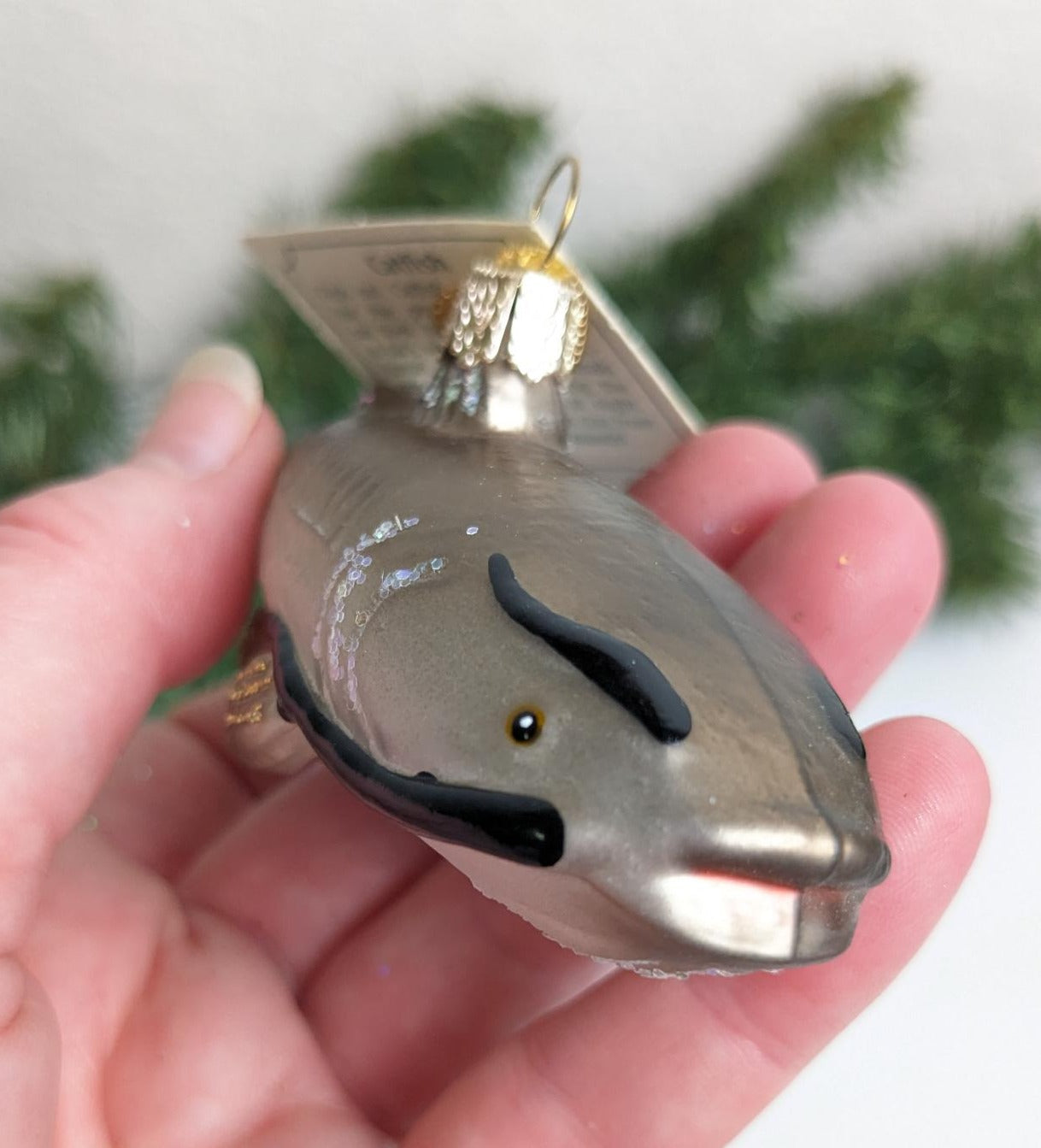 Catfish Retired Old World Christmas Ornament