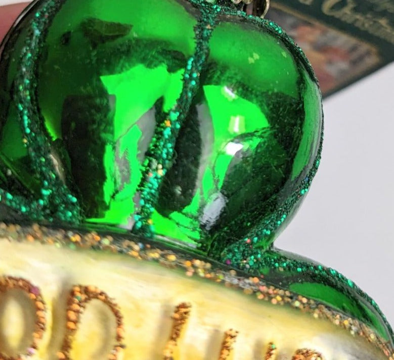 Lucky Shamrock Retired Old World Christmas Ornament