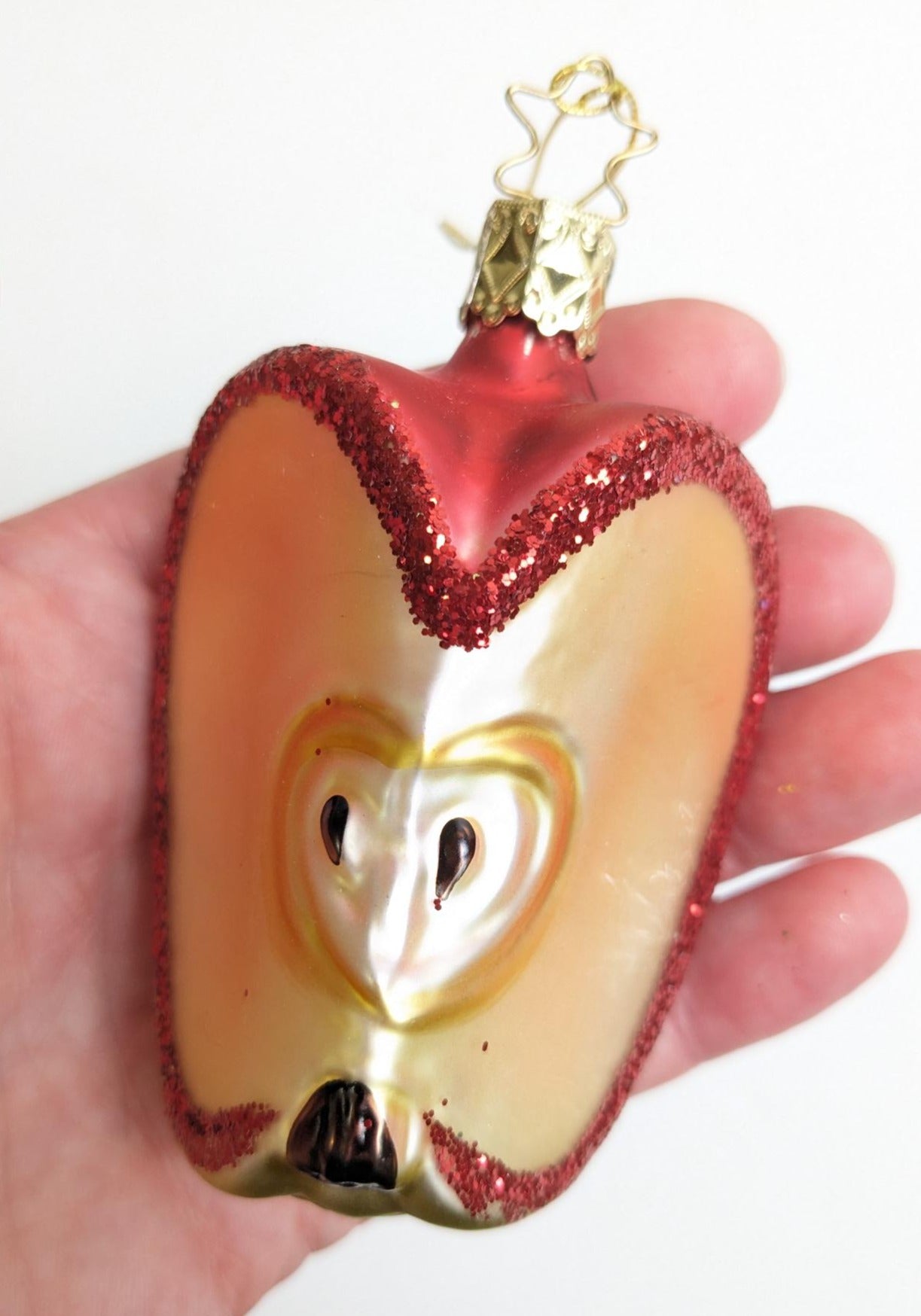 Apple Slice Inge Glas Retired Old World Christmas Ornament