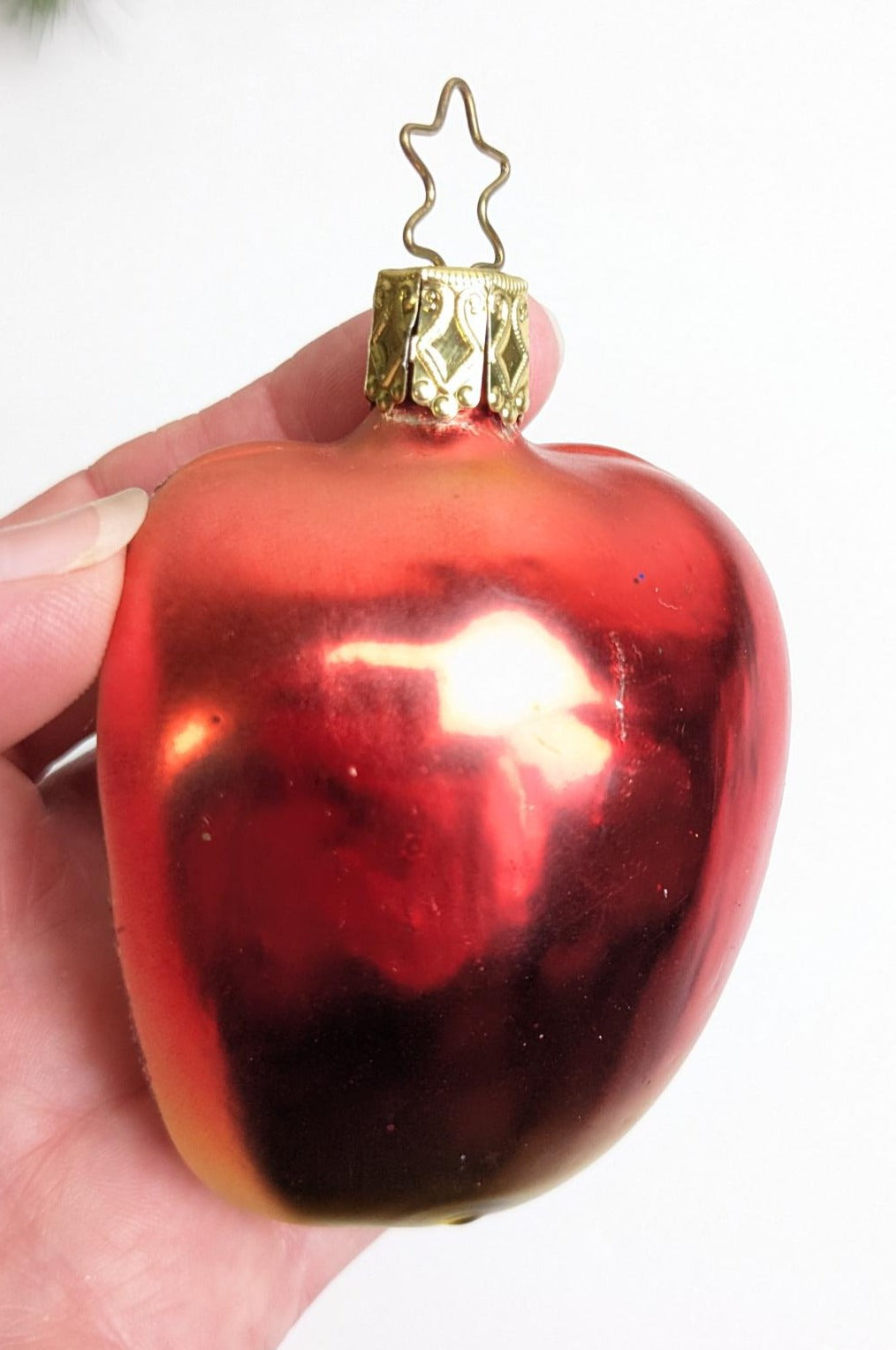 Apple Slice Inge Glas Retired Old World Christmas Ornament