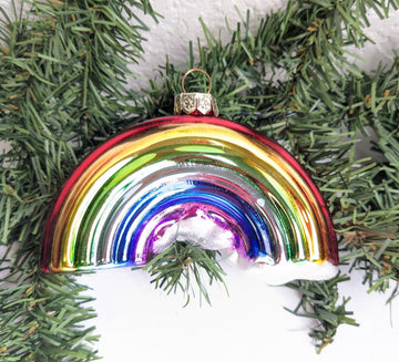 Rainbow Christmas Ornament