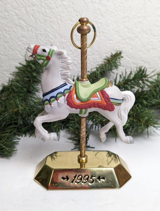 Hallmark 1995 Carousel Horse Christmas Ornament
