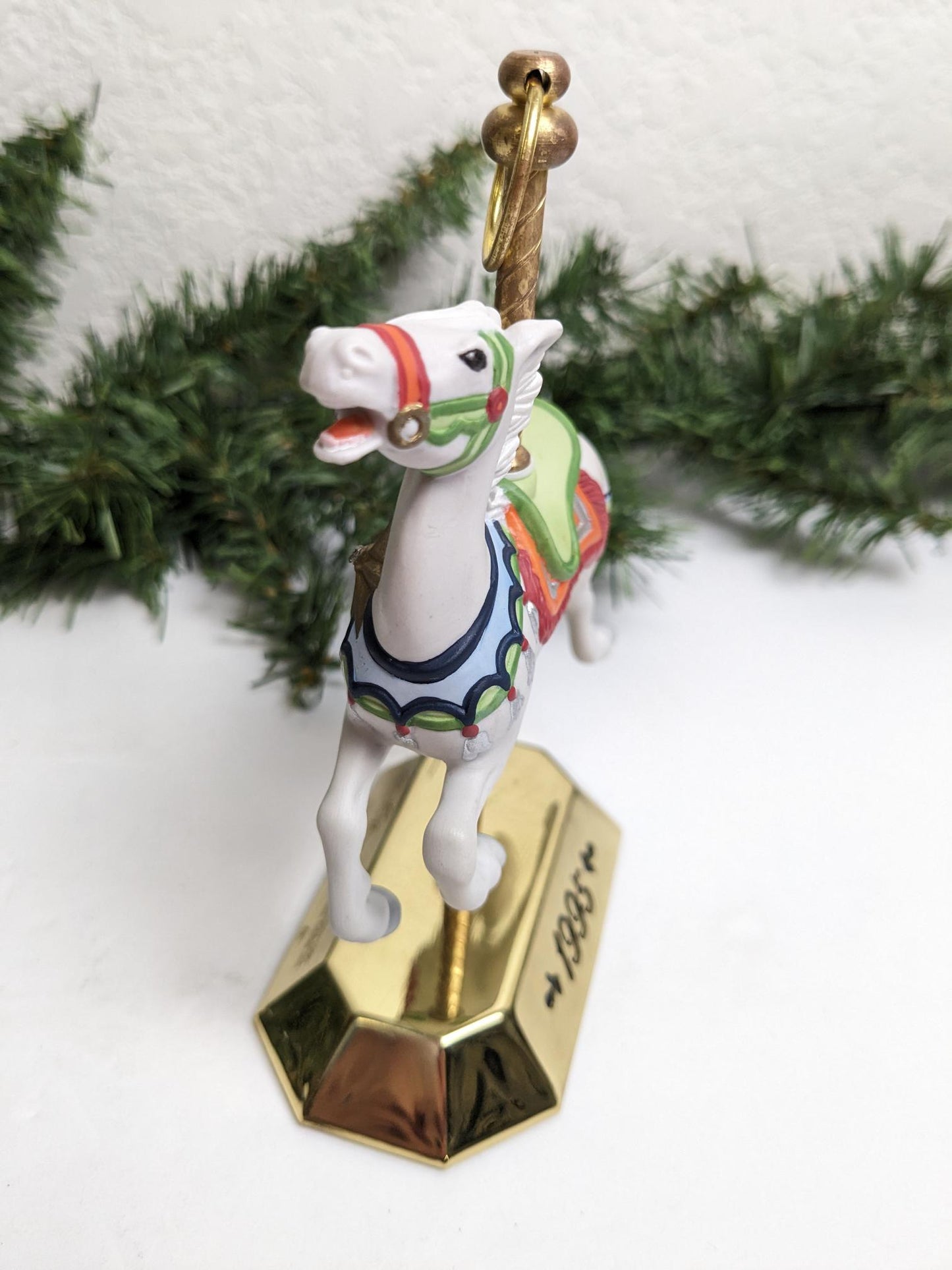 Hallmark 1995 Carousel Horse Christmas Ornament