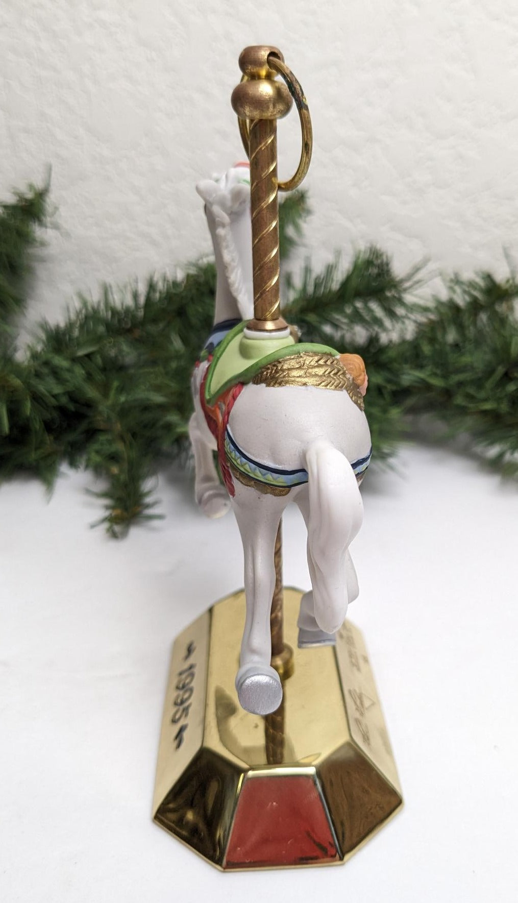 Hallmark 1995 Carousel Horse Christmas Ornament