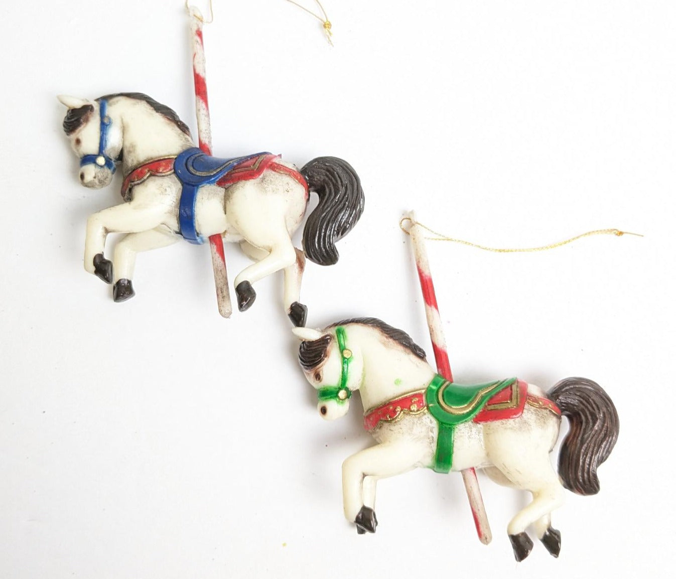 Carousel Horse Vintage Christmas Ornaments