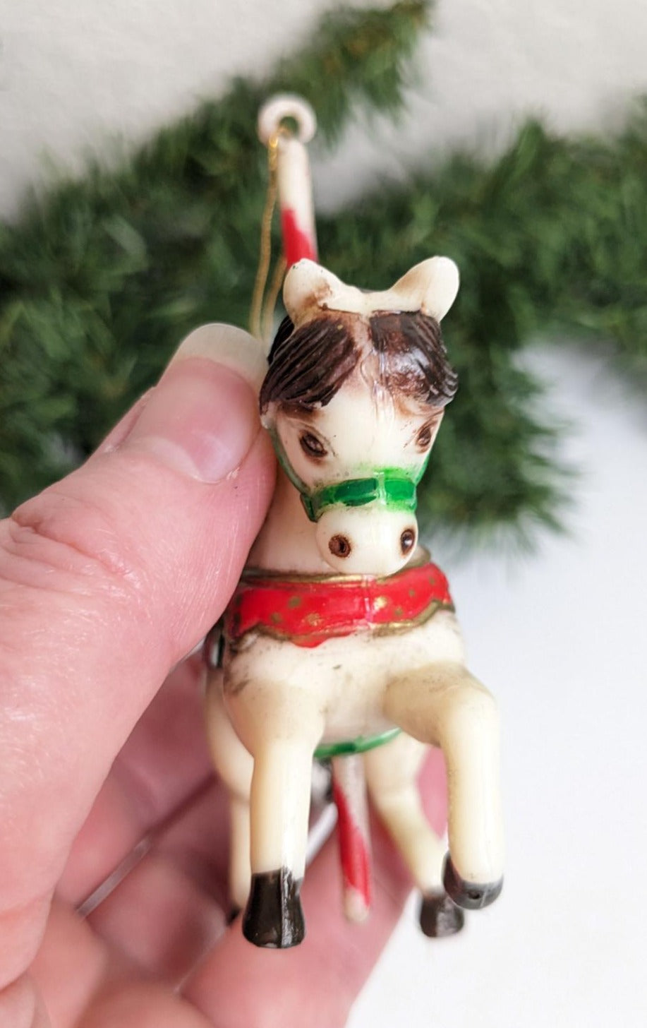 Carousel Horse Vintage Christmas Ornaments