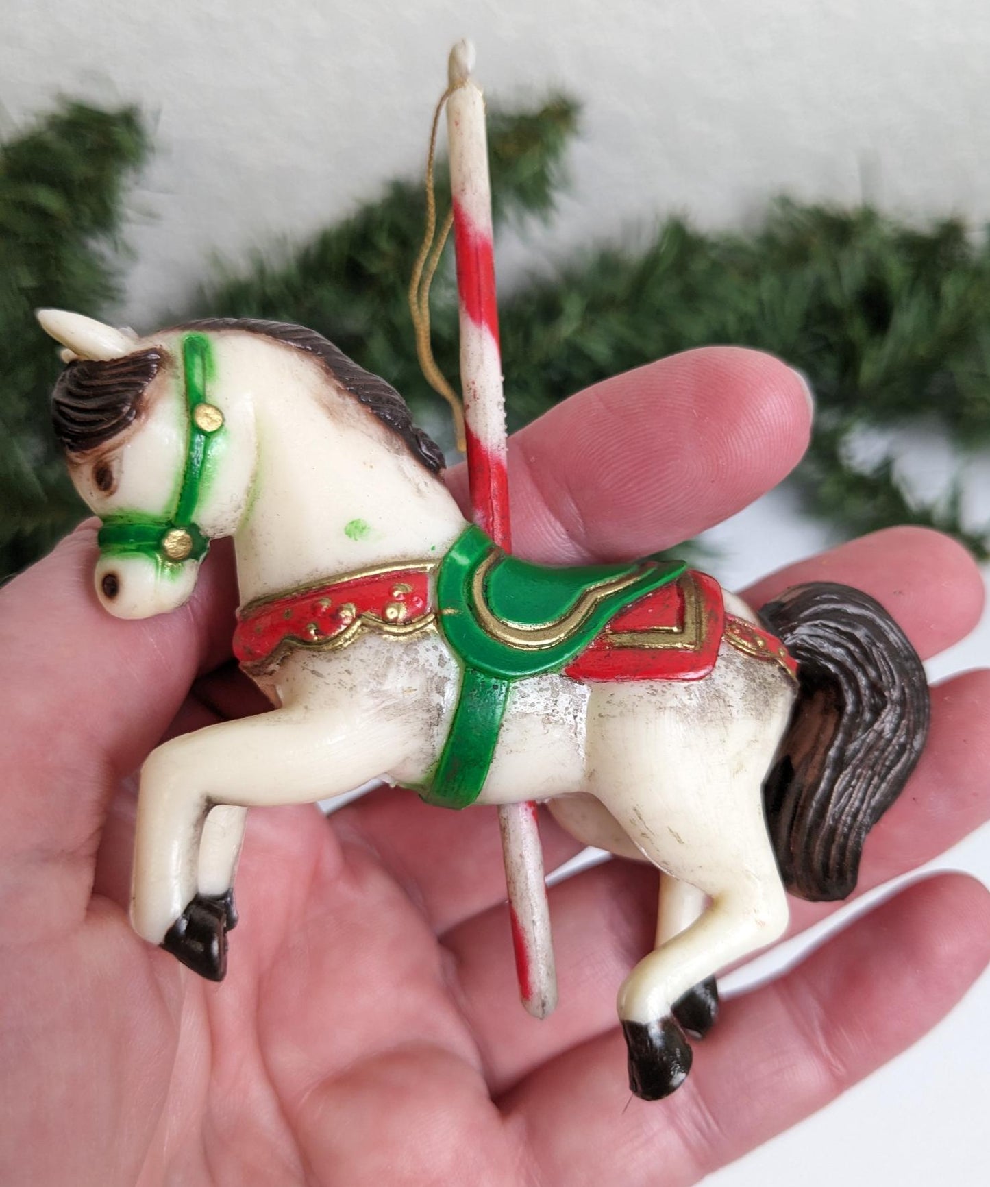 Carousel Horse Vintage Christmas Ornaments