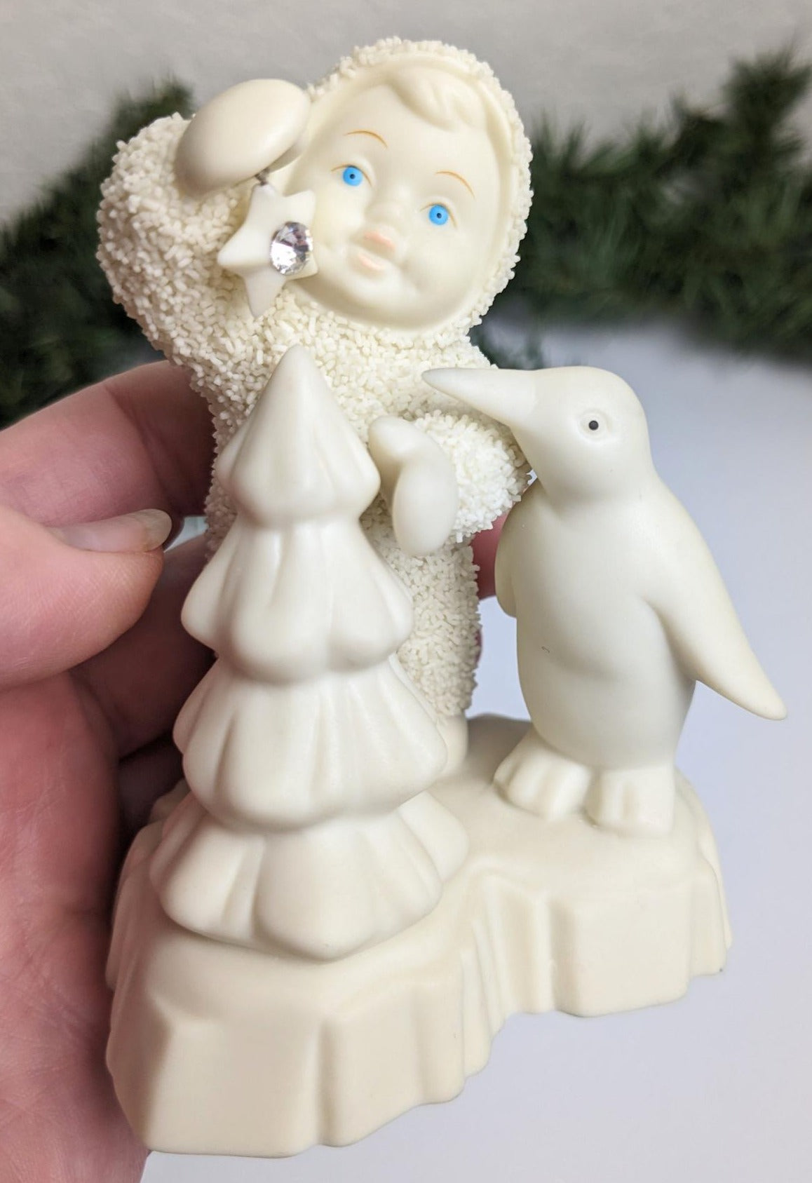 Snowbabies 'Let it Shine' Dept 56 Figurine 2001