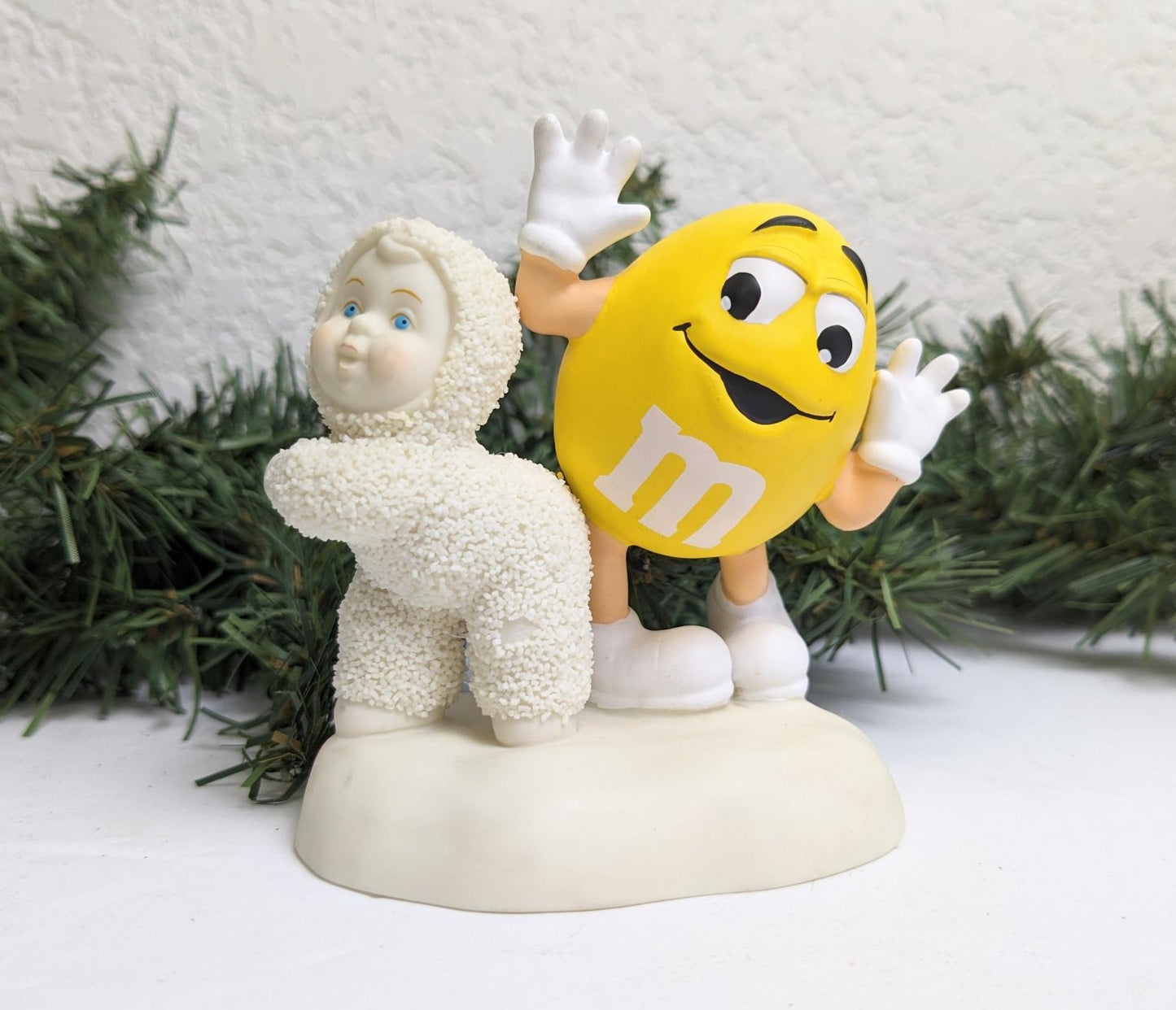 Snowbabies and M&M's 'I'm Nuts About Dancing' Dept 56 Figurine 2004