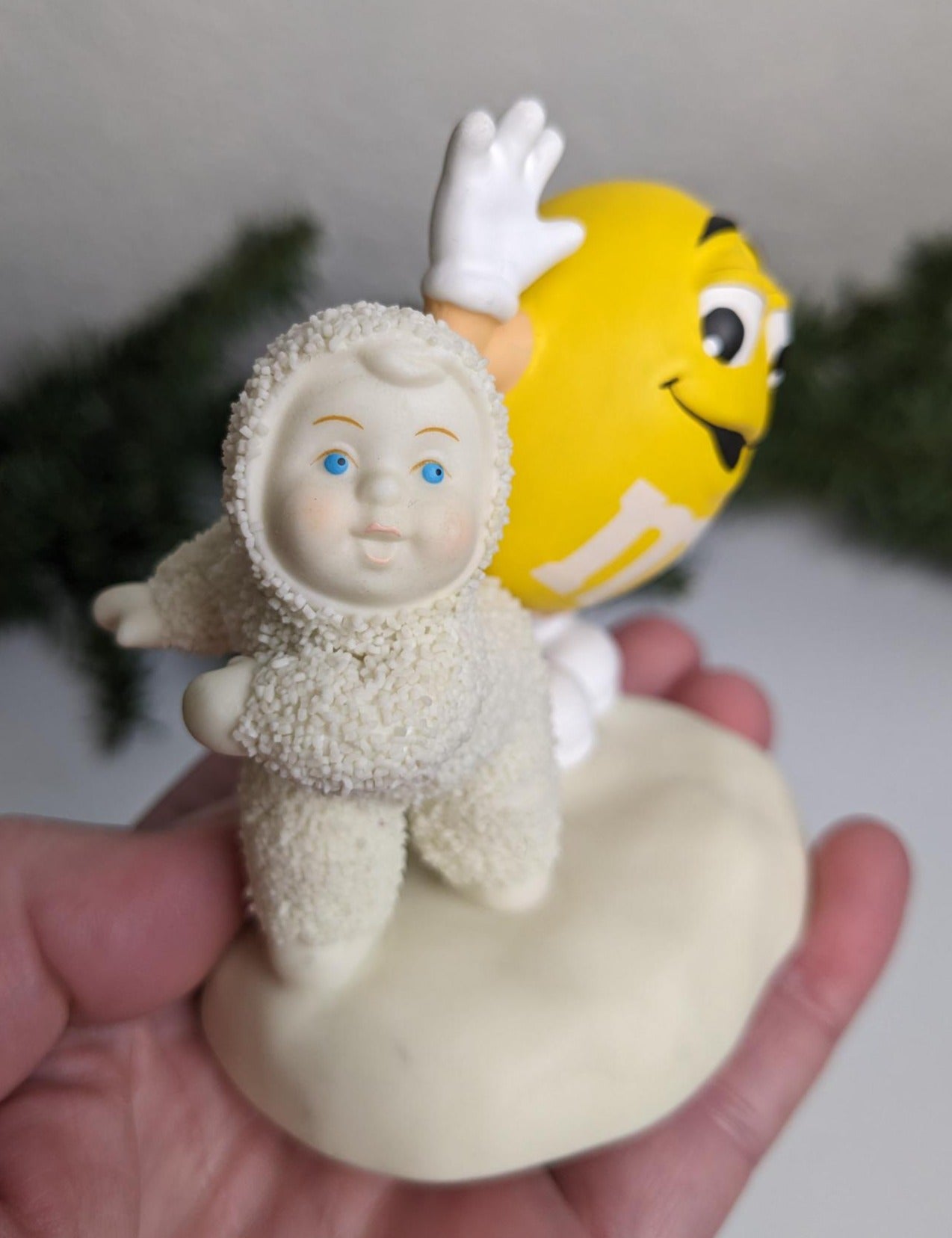 Snowbabies and M&M's 'I'm Nuts About Dancing' Dept 56 Figurine 2004