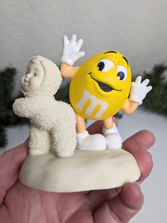 Snowbabies and M&M's 'I'm Nuts About Dancing' Dept 56 Figurine 2004