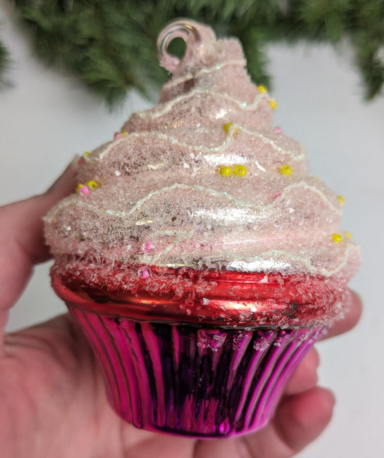 Cupcake Christmas Ornaments