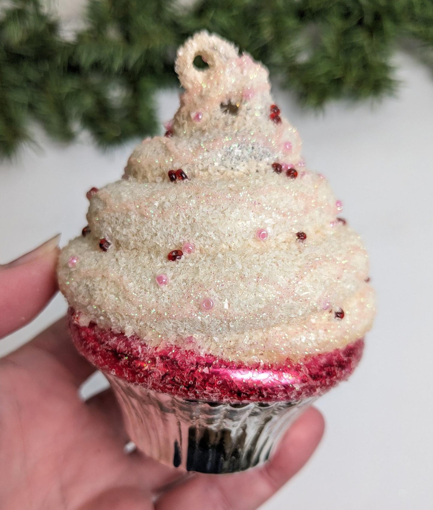 Cupcake Christmas Ornaments