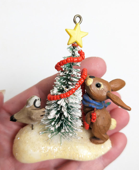 Vintage 1980 Hallmark 'The Animals' Christmas Ornament