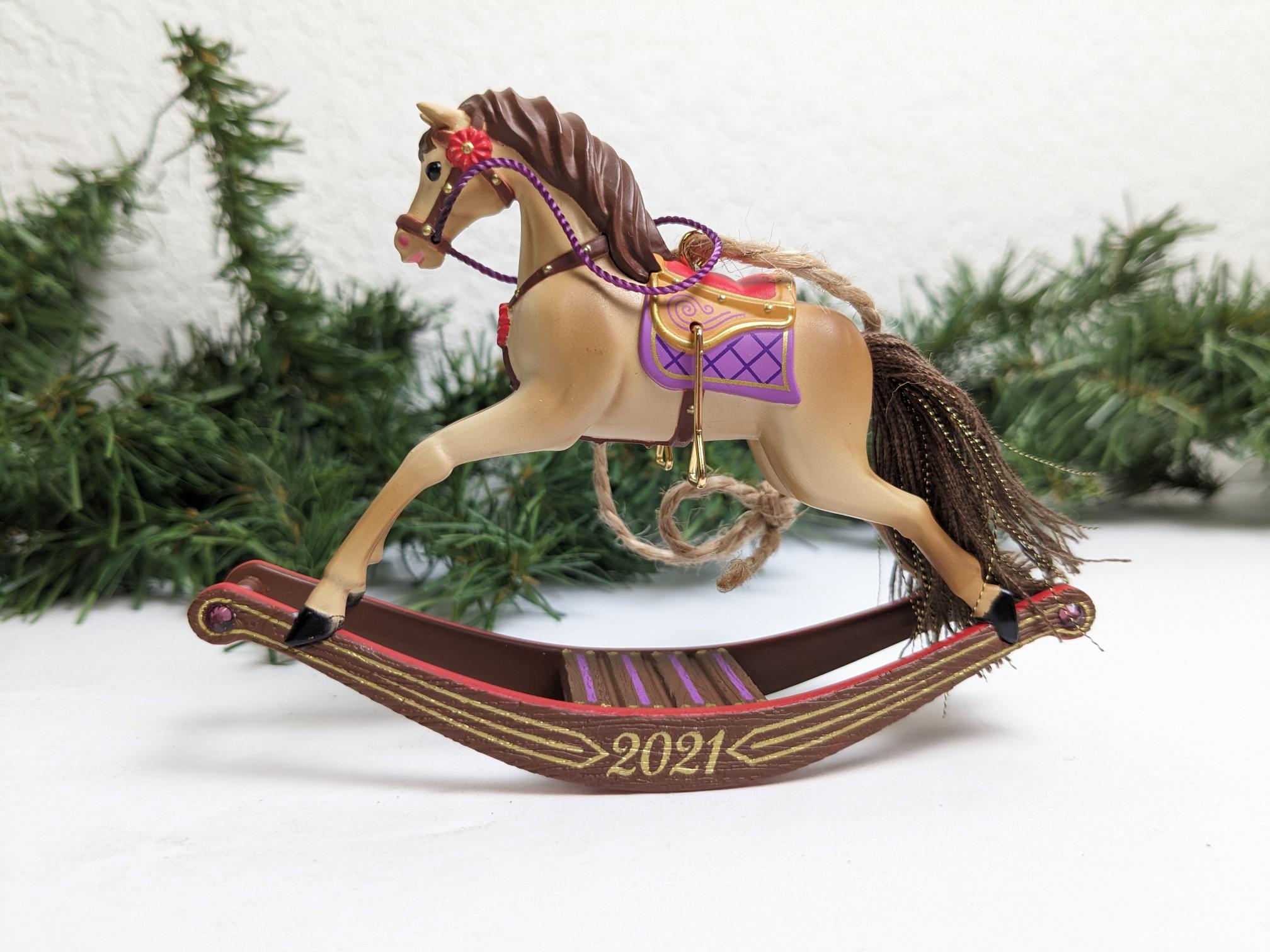 Hallmark 2021 Rocking Horse Christmas Ornament