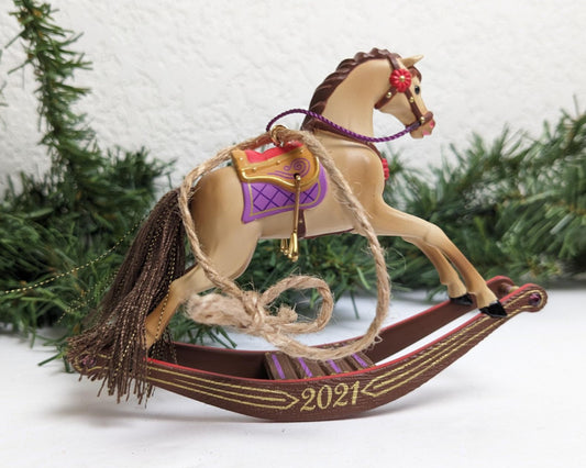 Hallmark 2021 Rocking Horse Christmas Ornament