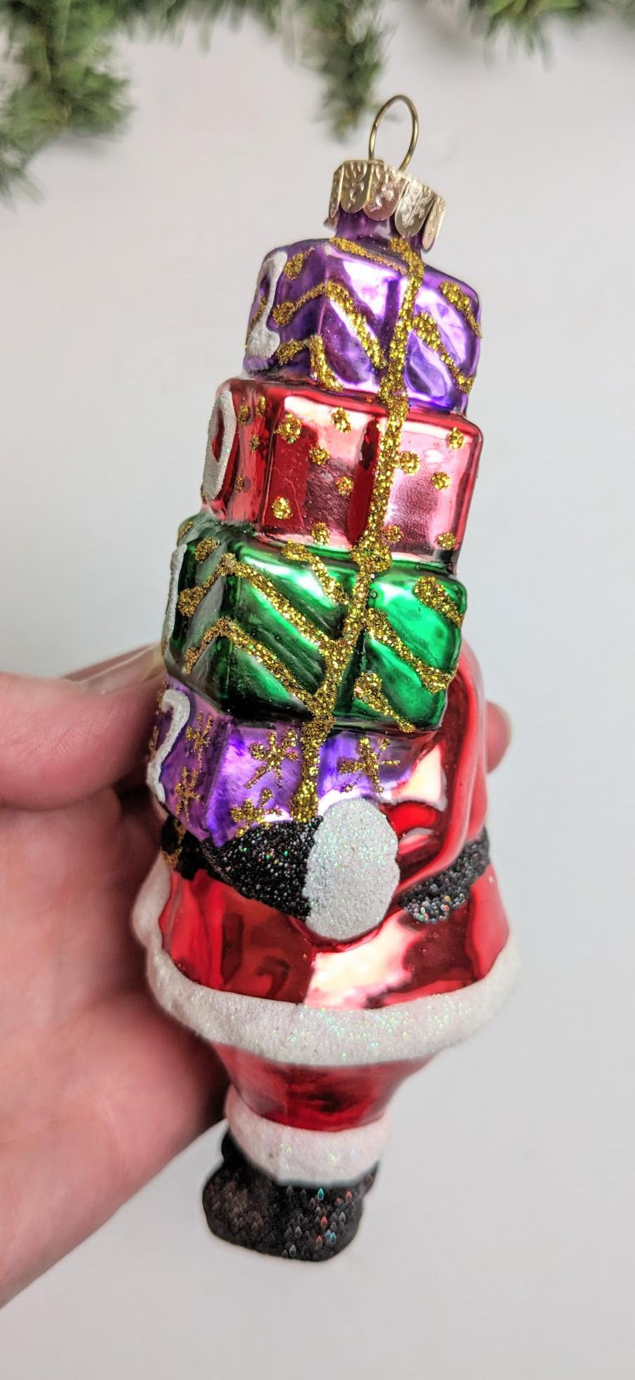 Santa Claus 2012 Large Glass Radko Christmas Ornament