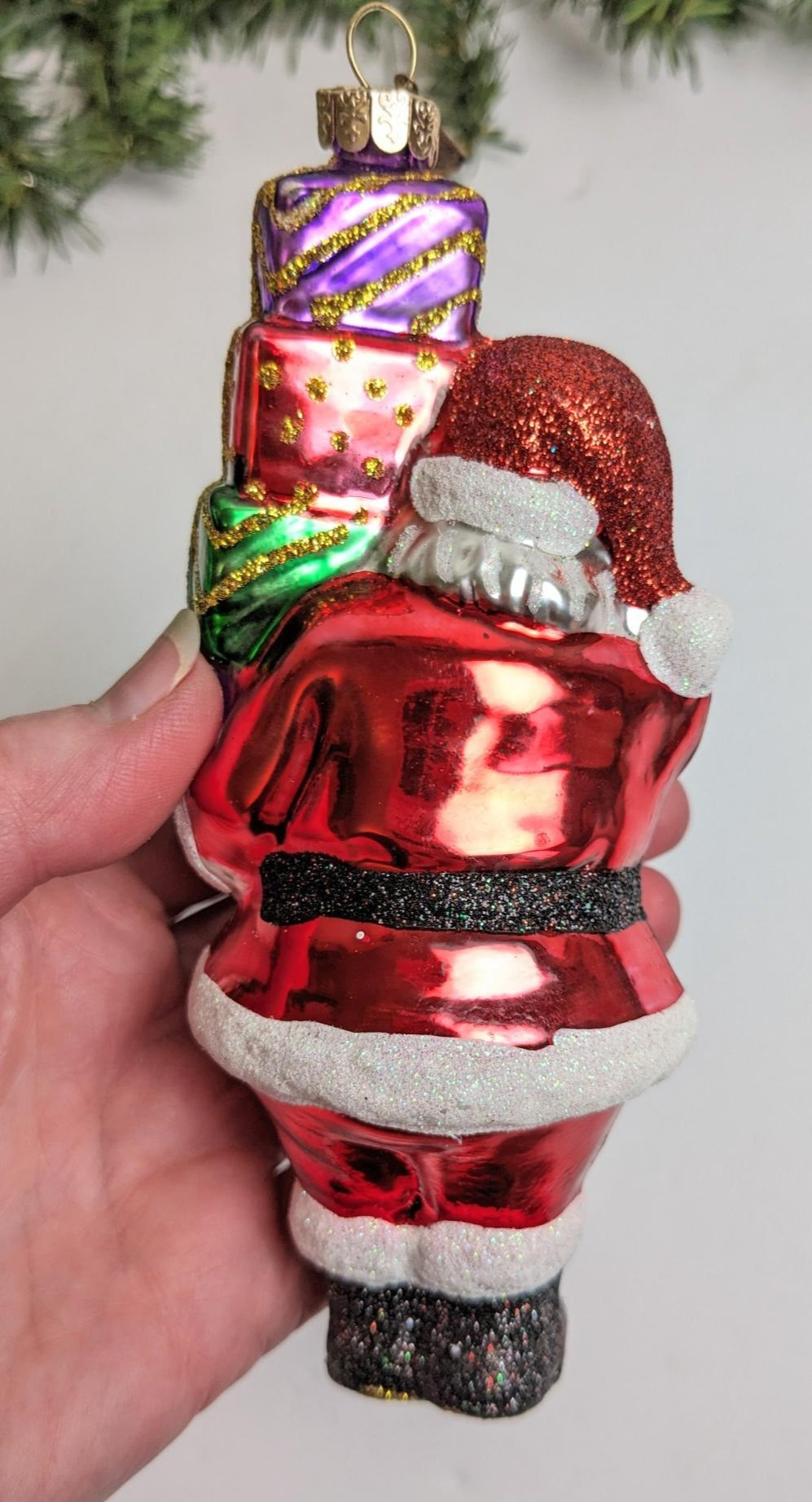 Santa Claus 2012 Large Glass Radko Christmas Ornament