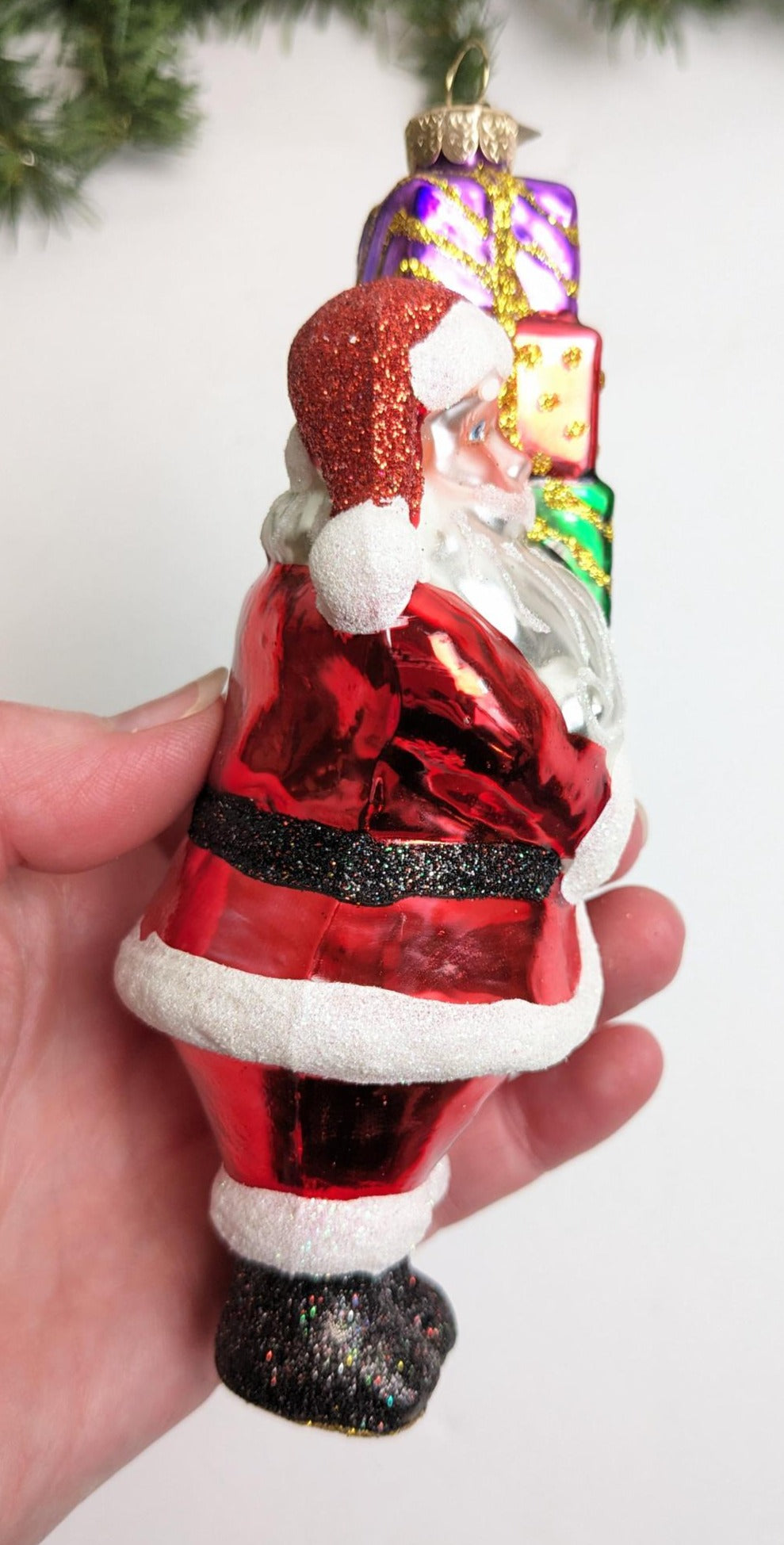 Santa Claus 2012 Large Glass Radko Christmas Ornament