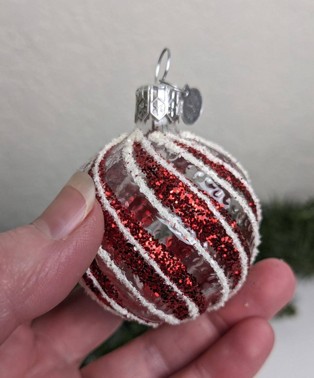 Vintage Glass Christmas Ornament Set