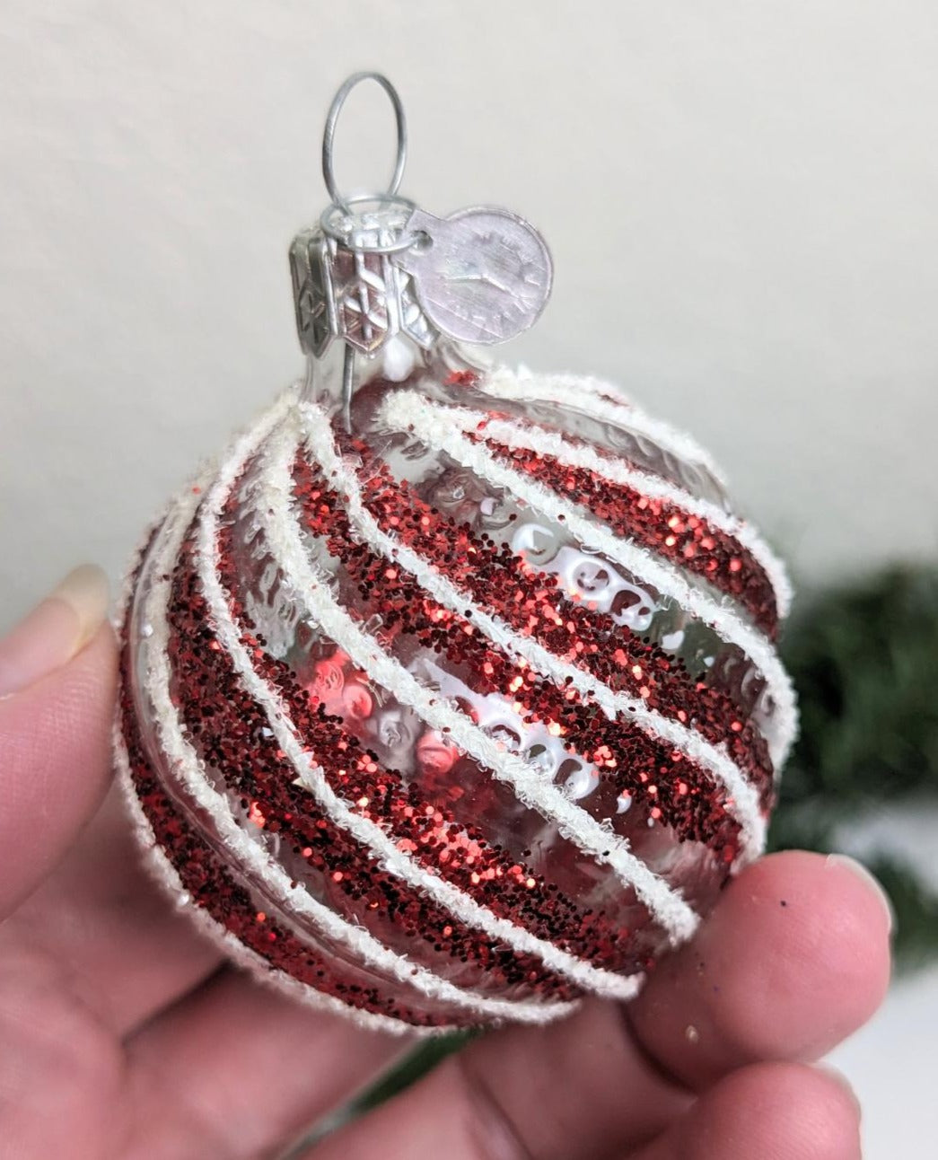 Vintage Glass Christmas Ornament Set