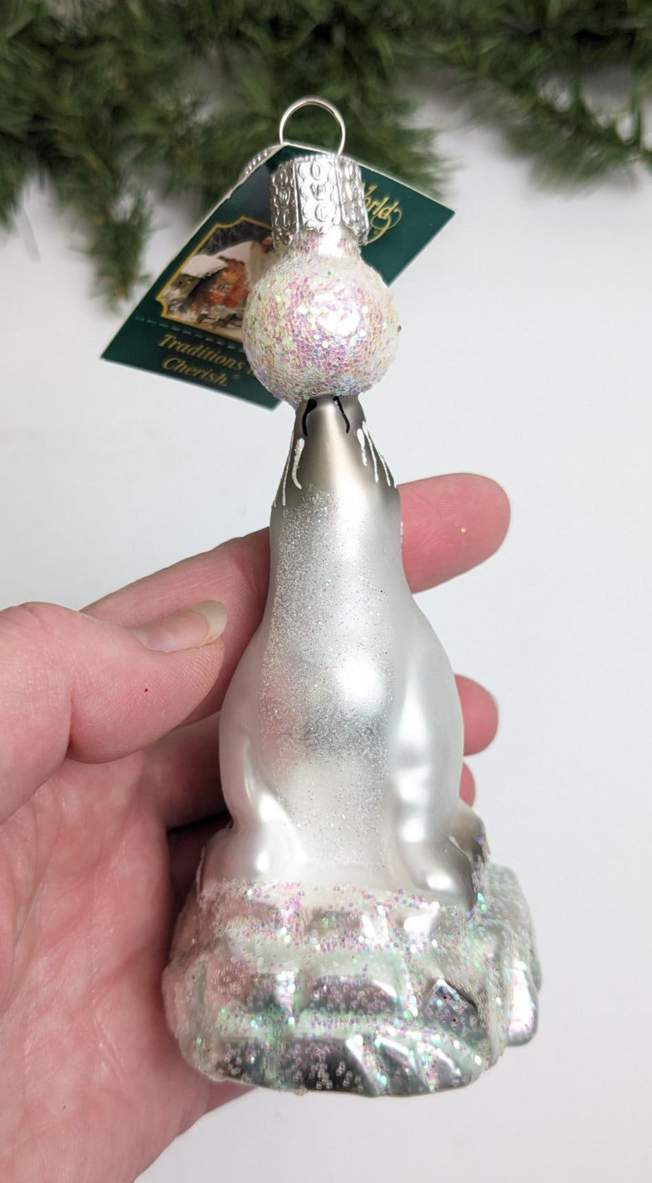 Artic Sea Lion Retired Old World Christmas Ornament