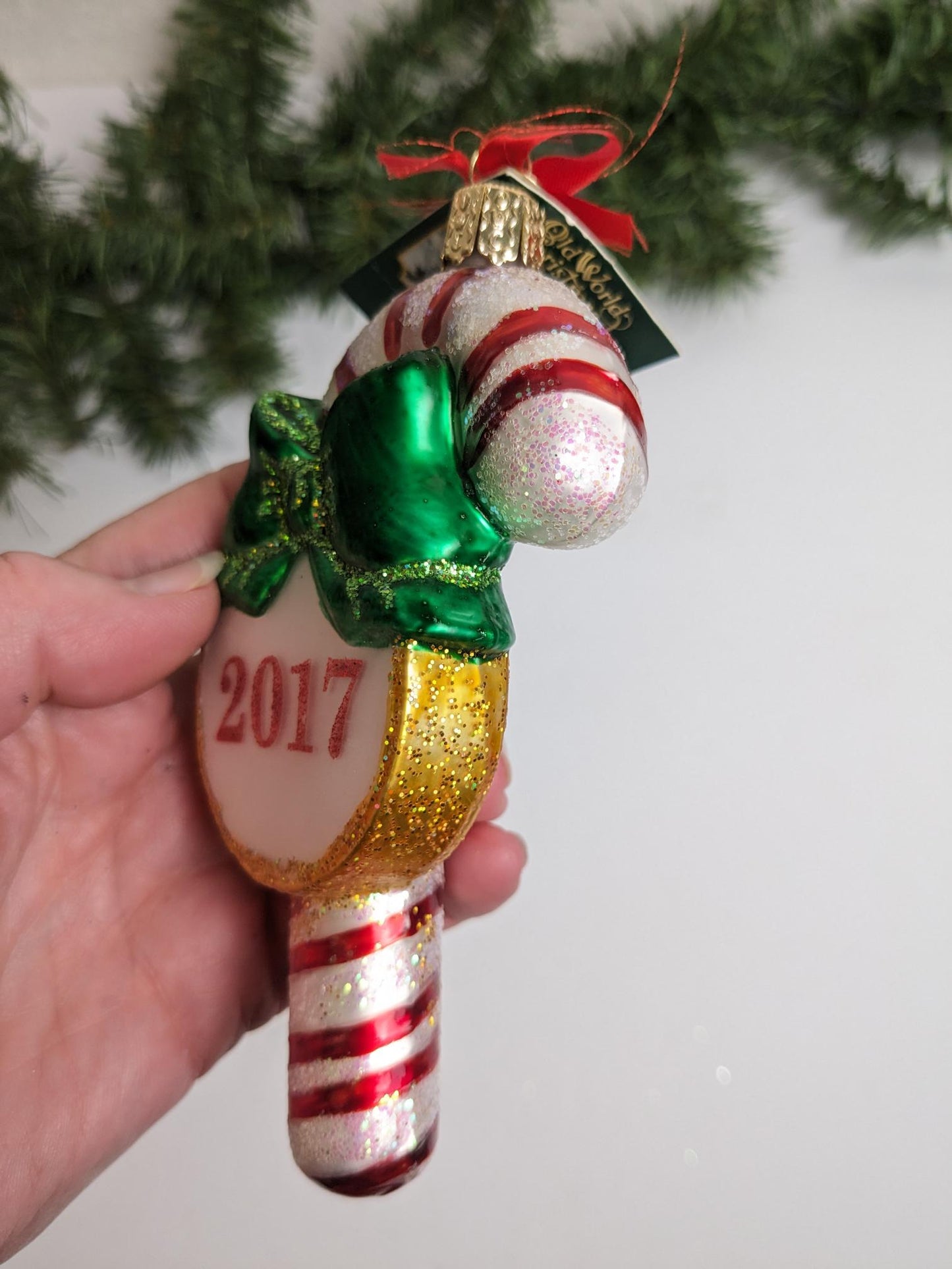 Candy Cane Retired Old World Christmas Ornament