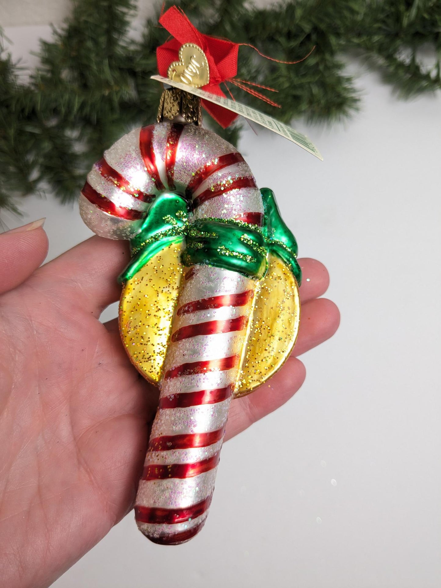 Candy Cane Retired Old World Christmas Ornament