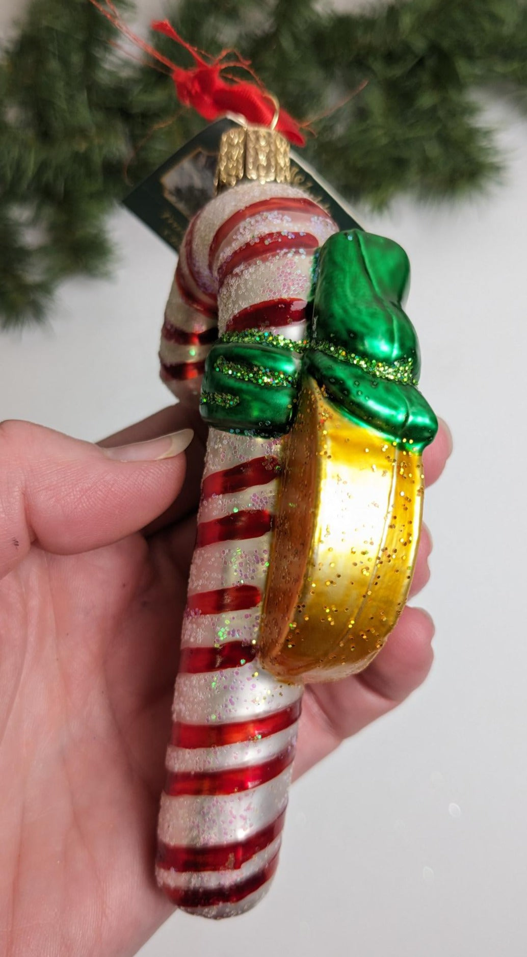 Candy Cane Retired Old World Christmas Ornament