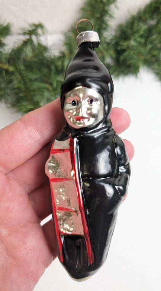 Chimney Sweep Inge Glas Retired Old World Christmas Ornament