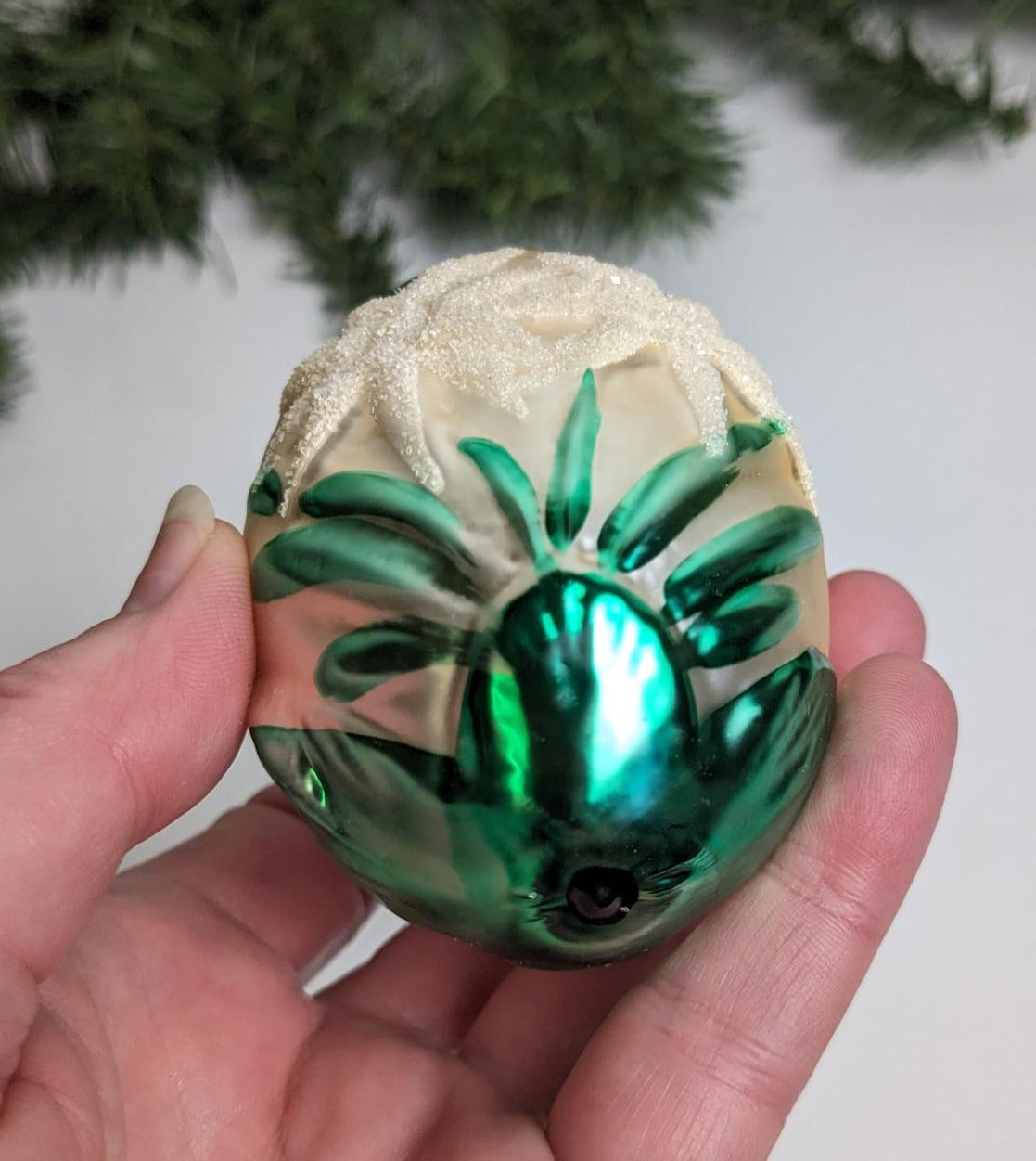 Bavarian Edelweiss Inge Glas Retired Old World Christmas Ornament