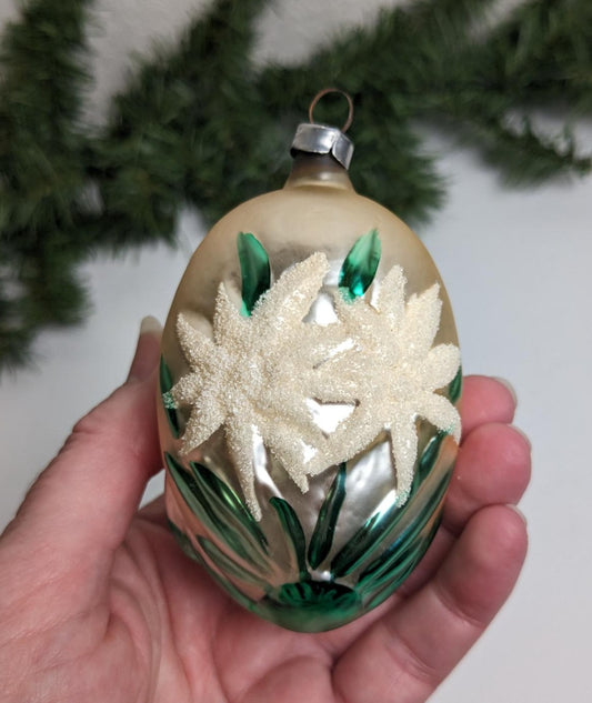 Bavarian Edelweiss Inge Glas Retired Old World Christmas Ornament