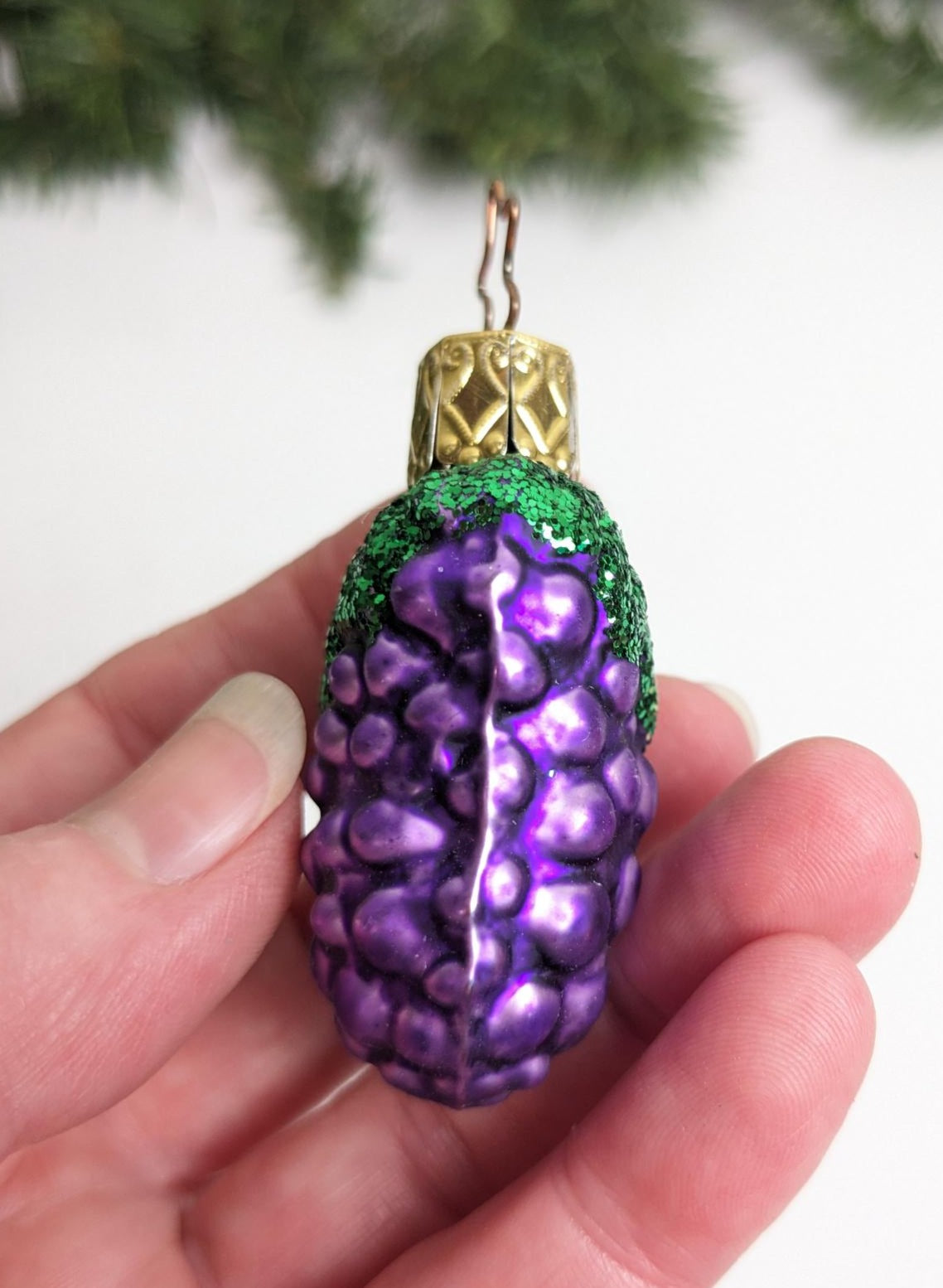 Grape Cluster Inge Glas Retired Old World Christmas Ornament