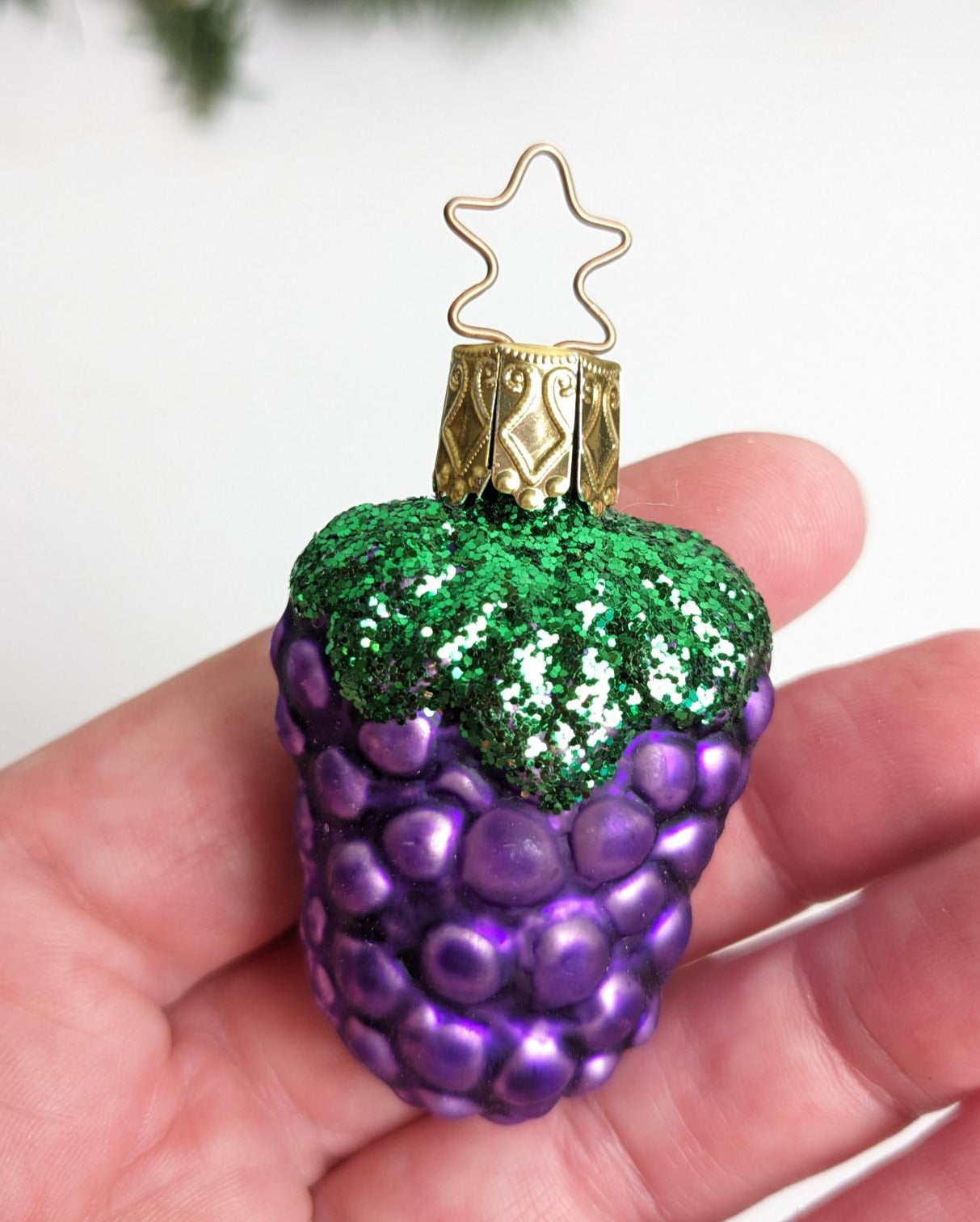 Grape Cluster Inge Glas Retired Old World Christmas Ornament