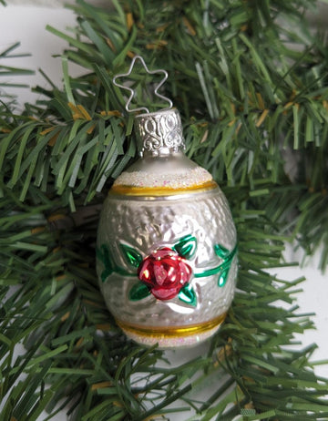 Flower Barrel Inge Glas Retired Old World Christmas Ornament